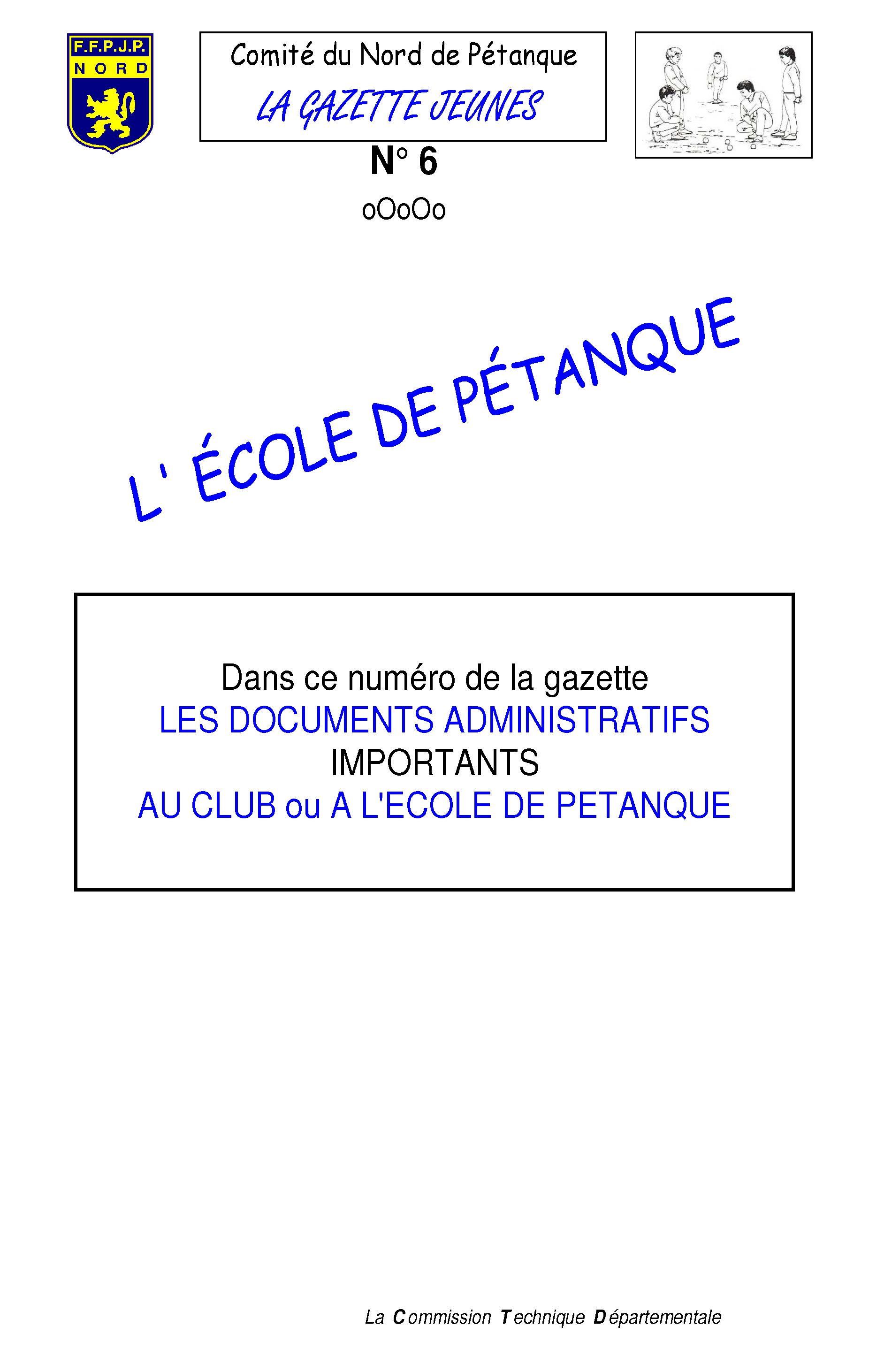 Gazette 6   EdP Docs adm Annexes Page 1